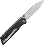QS102V2H QSP Parrot Linerlock V2 Blue CF