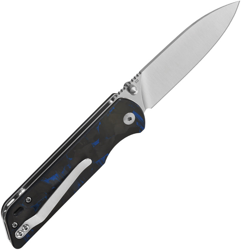 QS102V2H QSP Parrot Linerlock V2 Blue CF