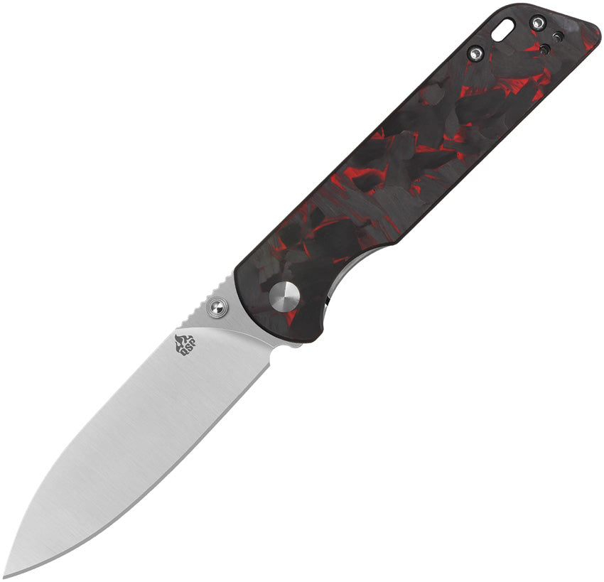 QS102V2I QSP Parrot Linerlock V2 Red CF