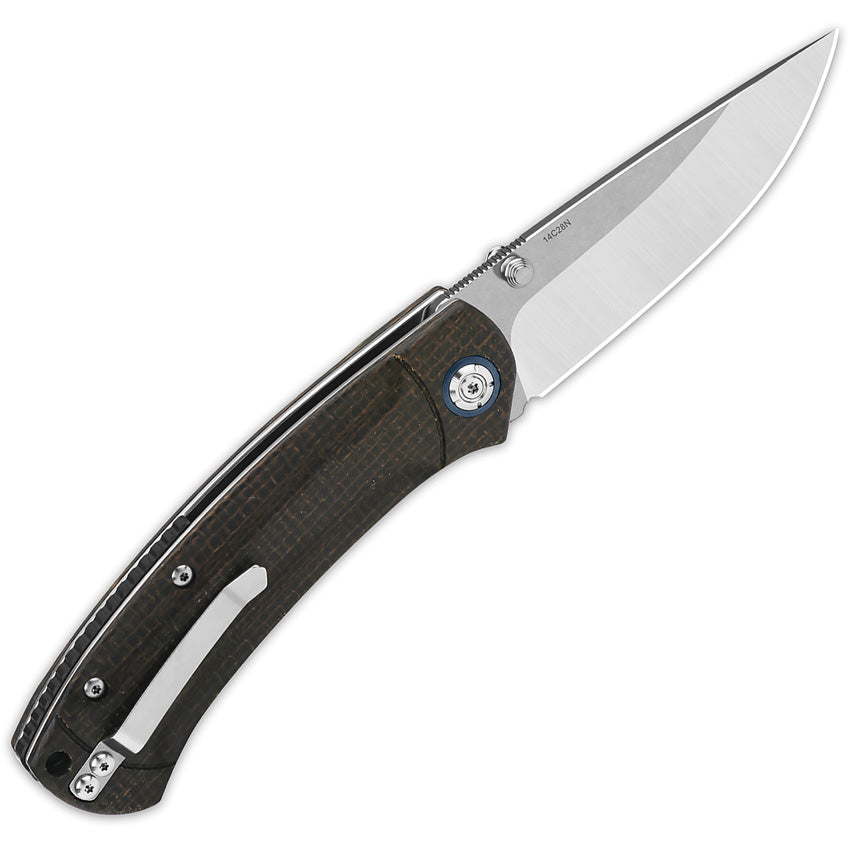 QS109C1 QSP Copperhead Linerlock Micarta