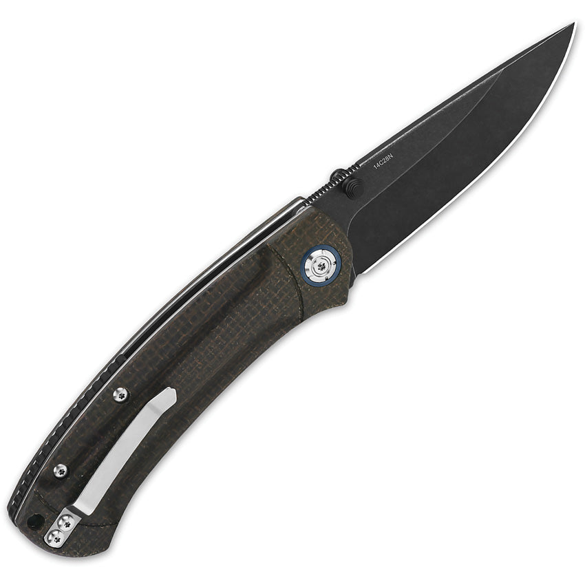 QS109C2 QSP Copperhead Linerlock Micarta