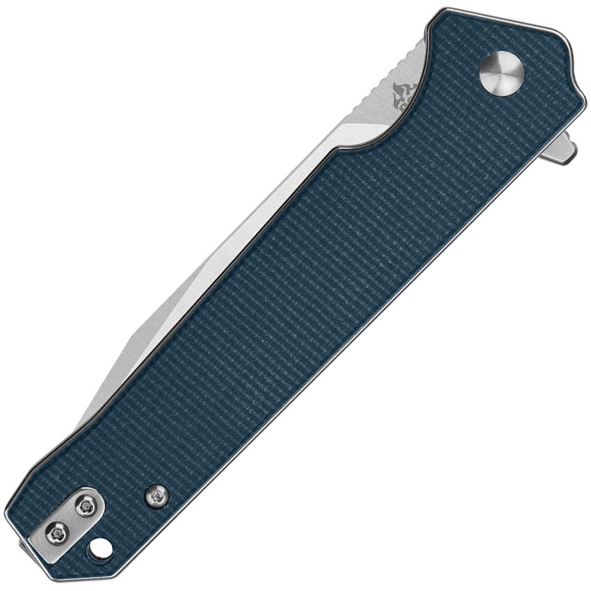 QS111H1 QSP Mamba Linerlock Micarta Blue