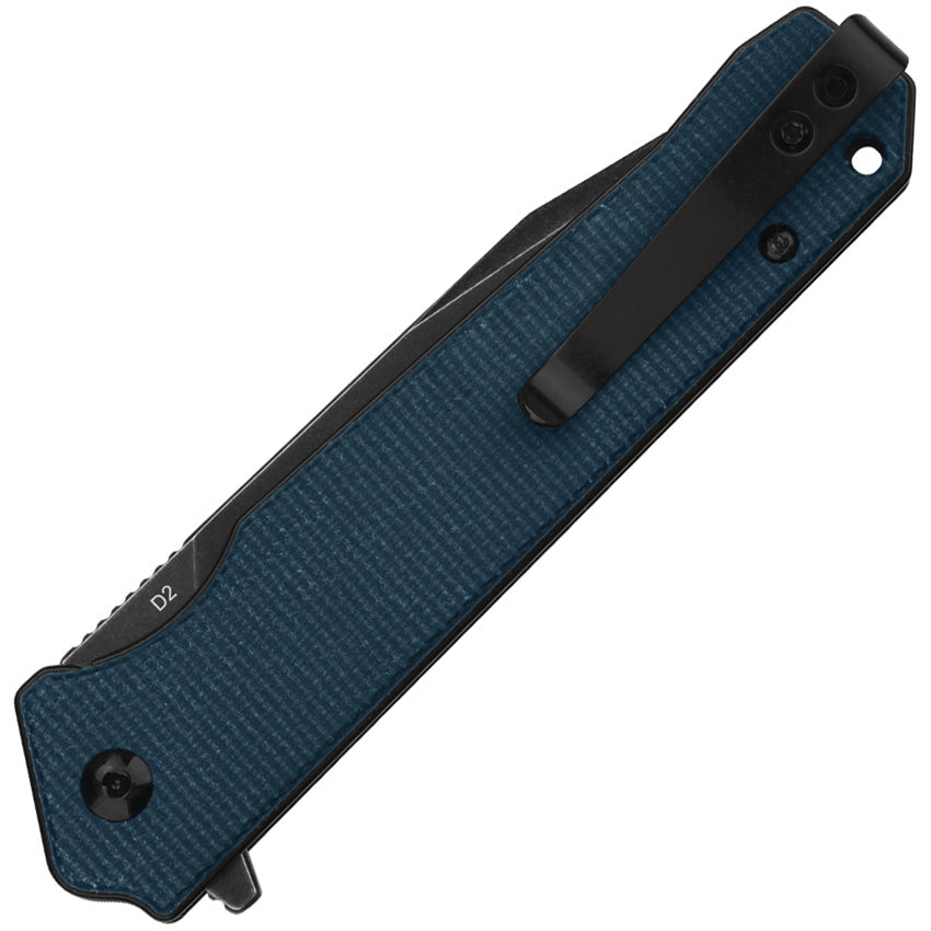 QS111H2 QSP Mamba Linerlock Micarta Blue