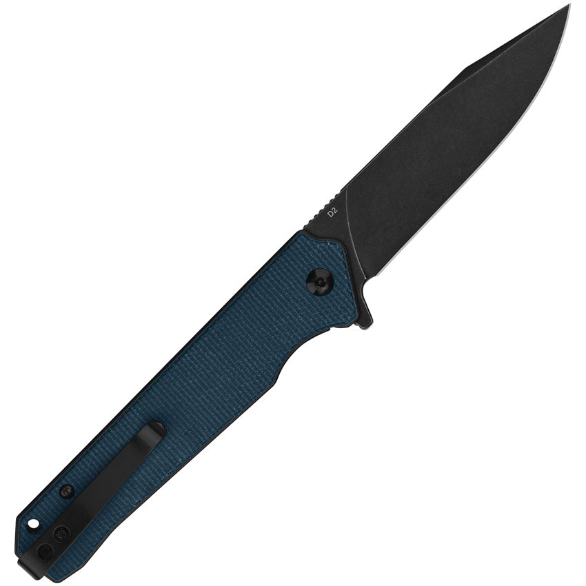 QS111H2 QSP Mamba Linerlock Micarta Blue