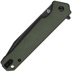QS111I2 QSP Mamba Linerlock Micarta Green