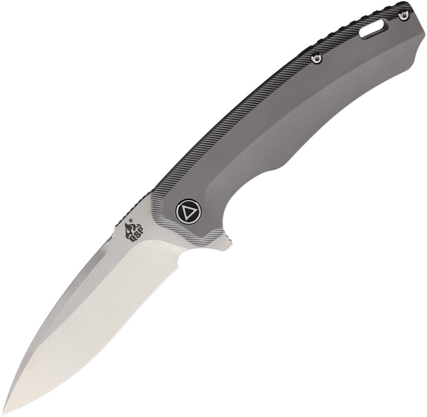 QS116A QSP Woodpecker Framelock Gray
