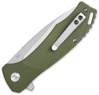 QS122B1 QSP Raven Linerlock Green G10
