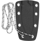 QS125A QSP Neckmuk Neck Knife Black