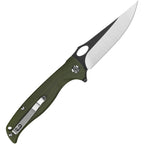 QS126B QSP Gavial Linerlock Green G10