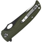 QS126B QSP Gavial Linerlock Green G10
