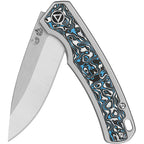 QS127F1 QSP Puffin Framelock Titanium