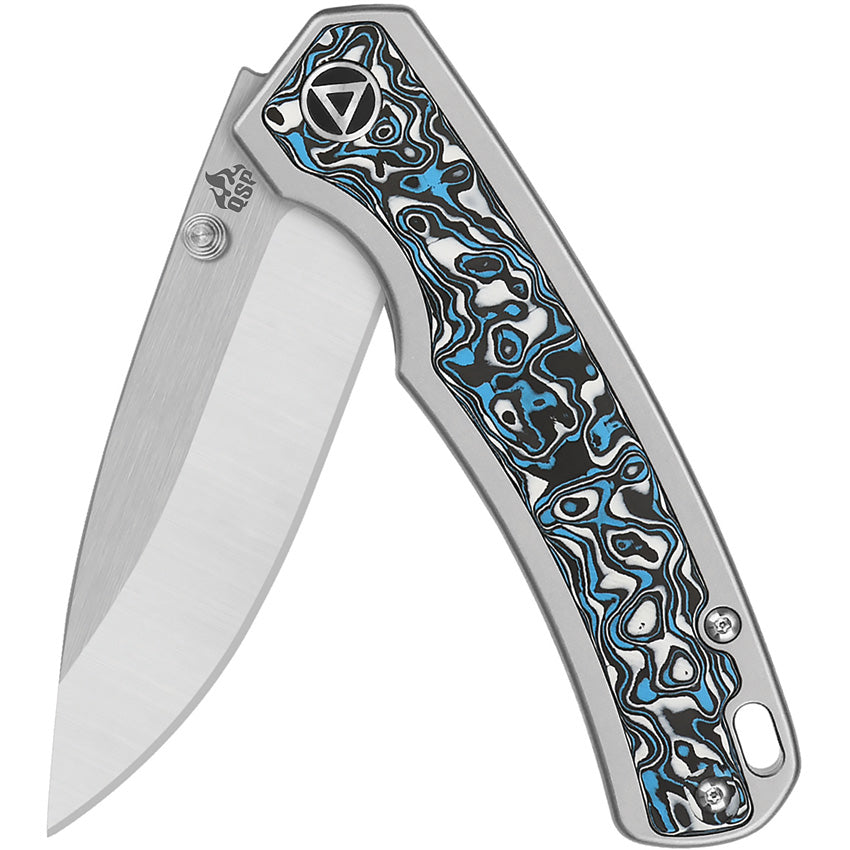 QS127F1 QSP Puffin Framelock Titanium