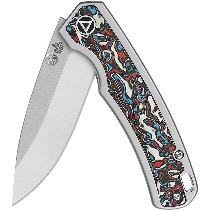 QS127G1 QSP Puffin Framelock Titanium