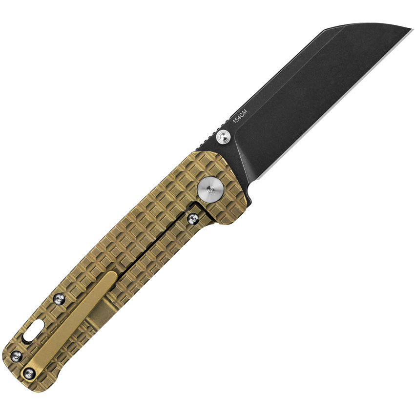 QS130BFRG Penguin Framelock Frag Ti