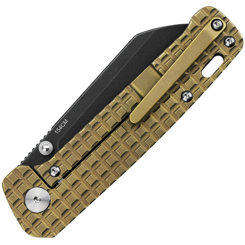 QS130BFRG Penguin Framelock Frag Ti