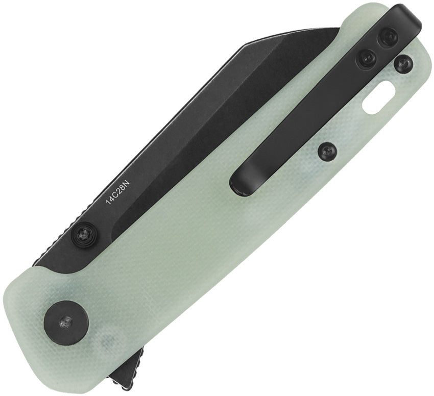 QS130BLB2 QSP Penguin Button Lock Black Jade