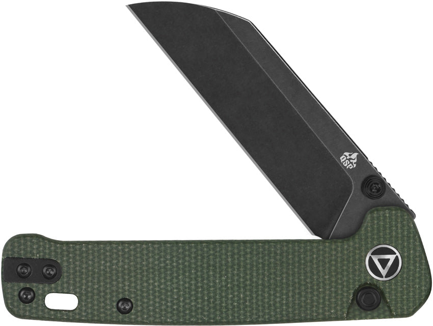 QS130BLC2 QSP Penguin Button Lock Blk Green