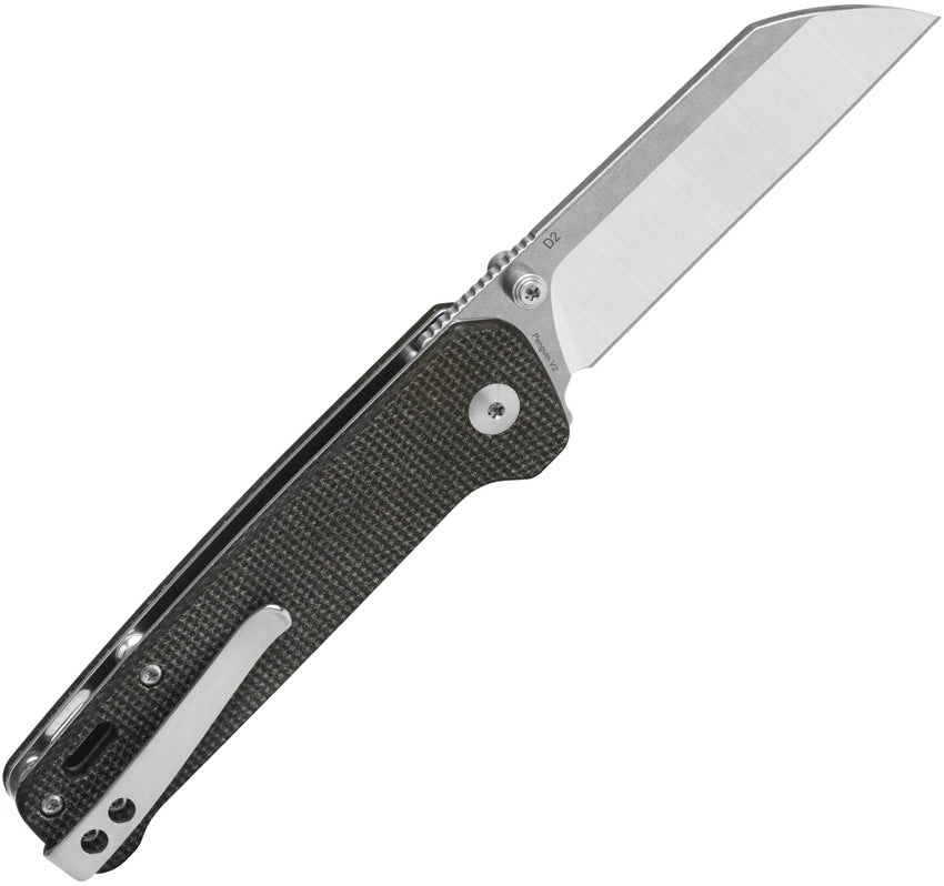 QS130V2A1 QSP Penguin V2 Linerlock Brown