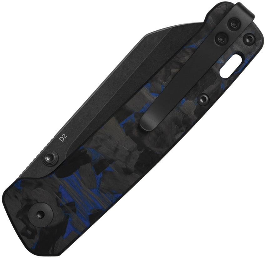 QS130V2E2 QSP Penguin V2 Linerlock Blue CF
