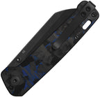 QS130V2E2 QSP Penguin V2 Linerlock Blue CF