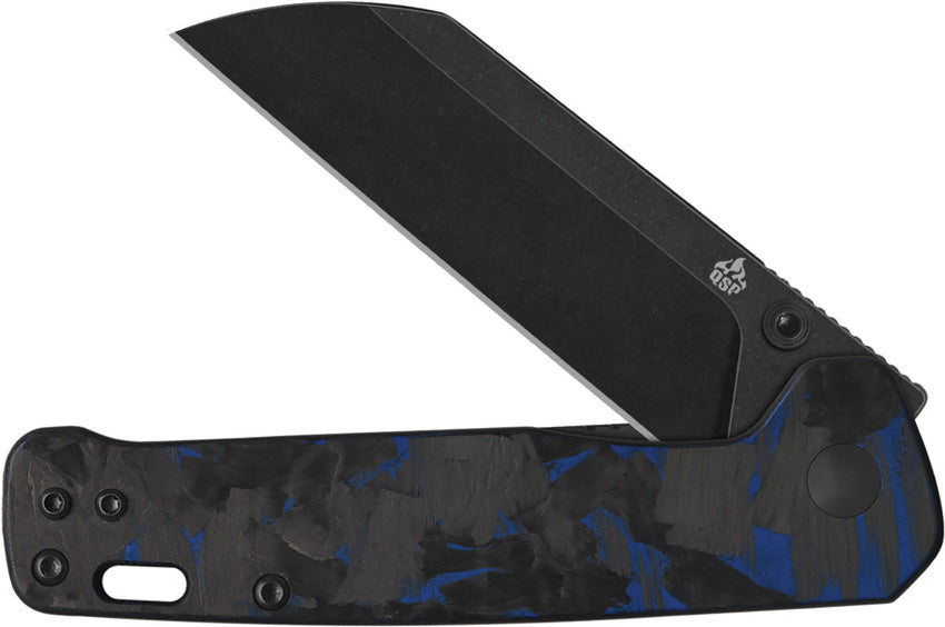 QS130V2E2 QSP Penguin V2 Linerlock Blue CF