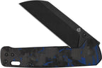 QS130V2E2 QSP Penguin V2 Linerlock Blue CF