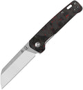 QS130V2F1 QSP Penguin V2 Linerlock Red CF