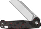 QS130V2F1 QSP Penguin V2 Linerlock Red CF
