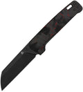 QS130V2F2 QSP Penguin V2 Linerlock Red CF