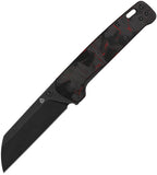 QS130V2F2 QSP Penguin V2 Linerlock Red CF