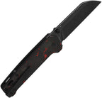 QS130V2F2 QSP Penguin V2 Linerlock Red CF