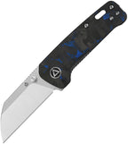 QS130XSD1 QSP Mini Penguin Linerlock Blue CF