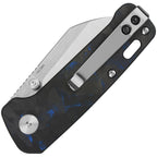 QS130XSD1 QSP Mini Penguin Linerlock Blue CF