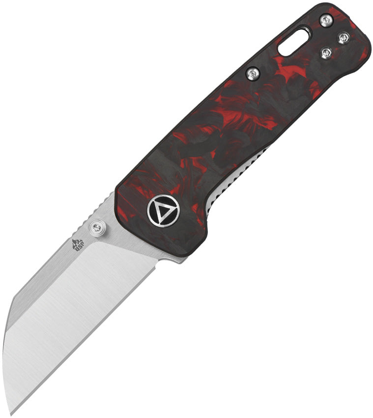 QS130XSE1 QSP Mini Penguin Linerlock Red CF