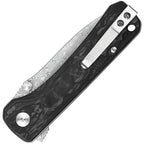 QS131E QSP Hawk Linerlock Shredded CF