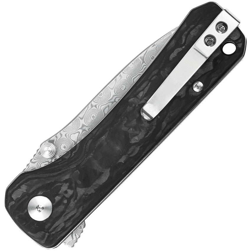 QS131E QSP Hawk Linerlock Shredded CF