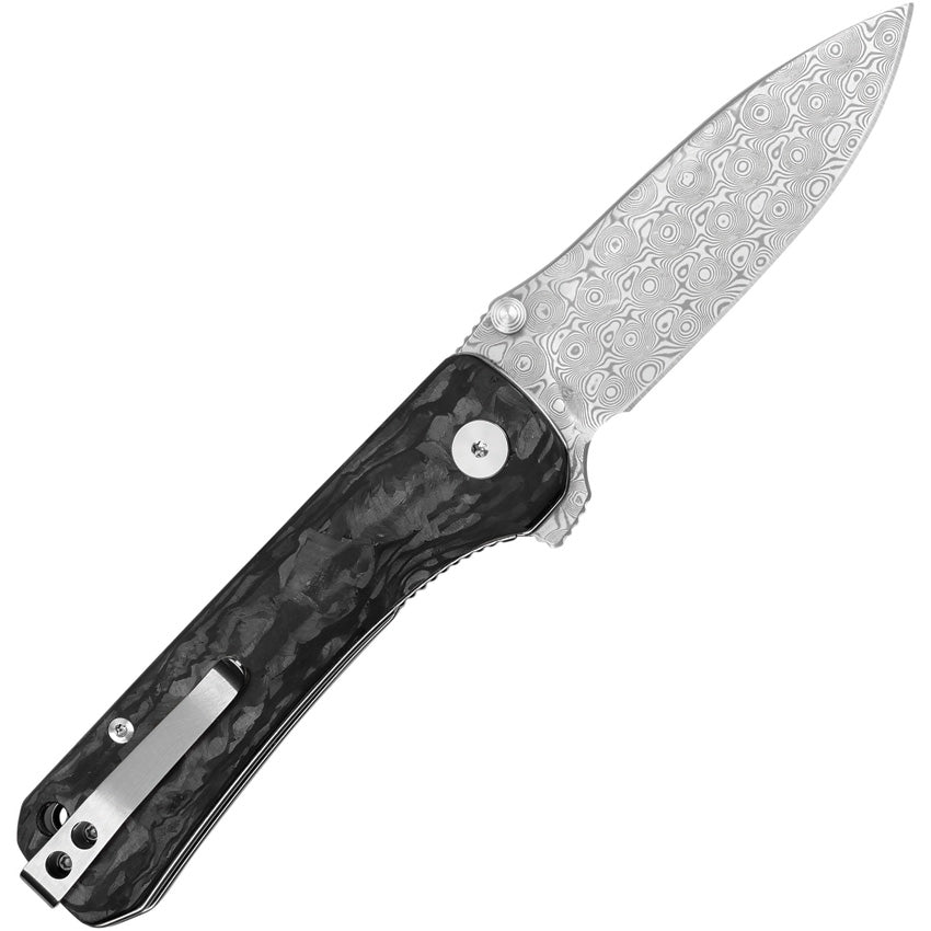 QS131E QSP Hawk Linerlock Shredded CF