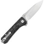 QS131F QSP Hawk Linerlock Shredded CF