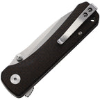 QS131G QSP Hawk Linerlock Brown Micarta