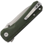 QS131H QSP Hawk Linerlock Green Micarta