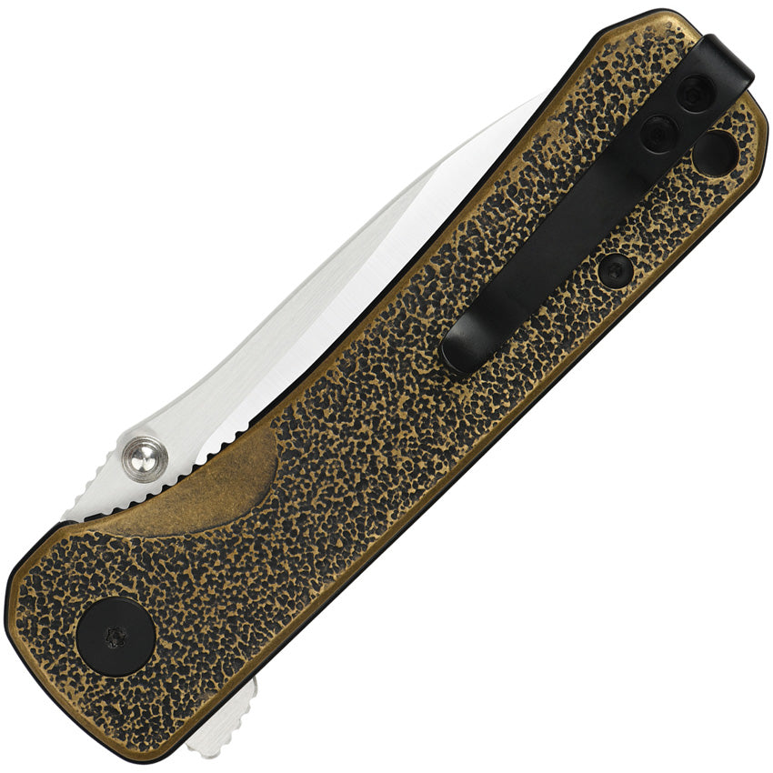 QS131K QSP Hawk Linerlock Brass
