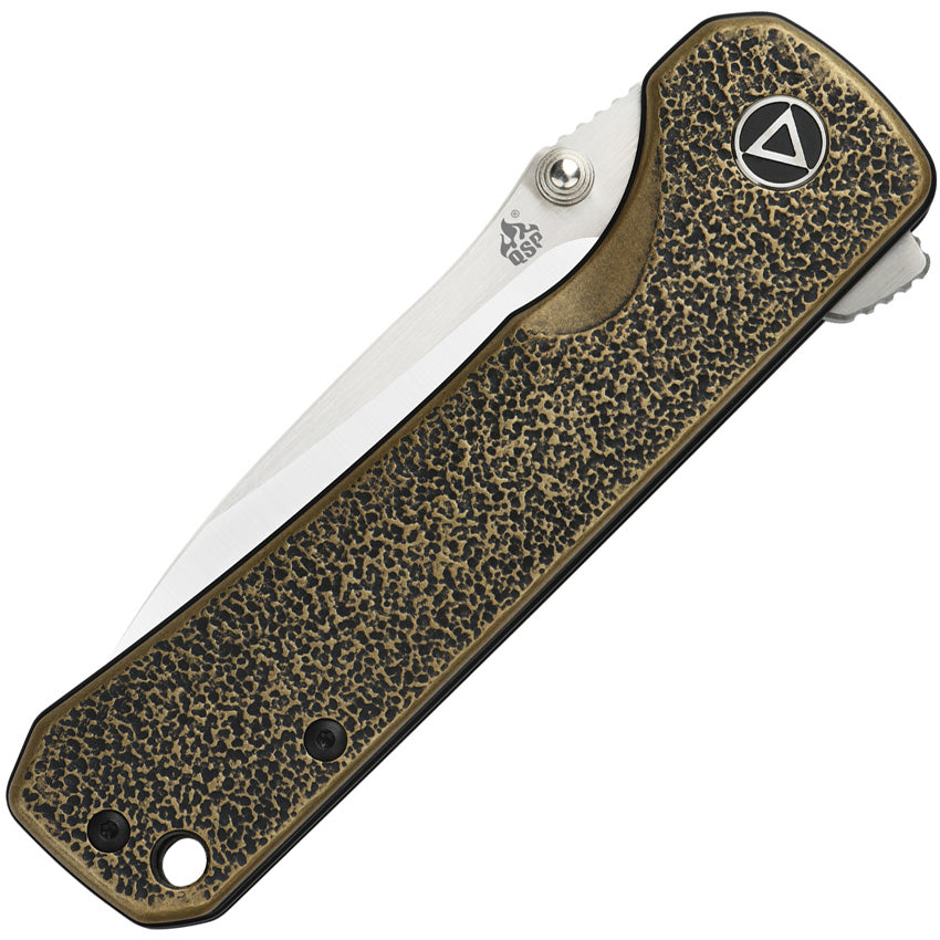 QS131K QSP Hawk Linerlock Brass