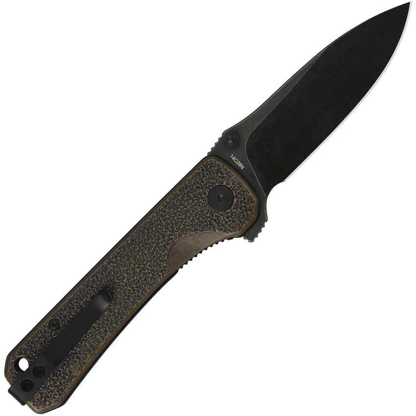 QS131N QSP Hawk Linerlock Copper Black