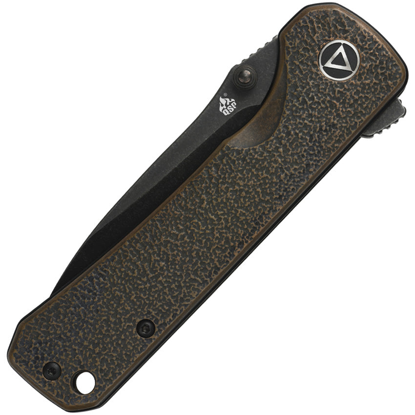 QS131N QSP Hawk Linerlock Copper Black