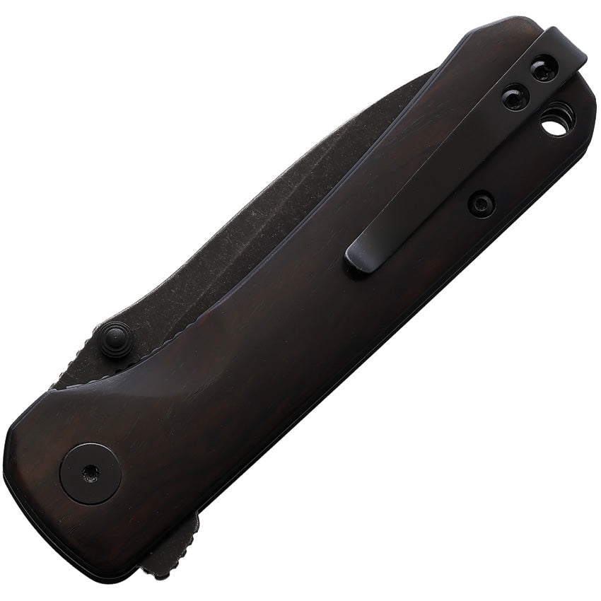 QS131P2 QSP Hawk Linerlock Ebony Black
