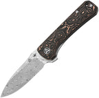 QS131S QSP Hawk Linerlock Copper Foil CF