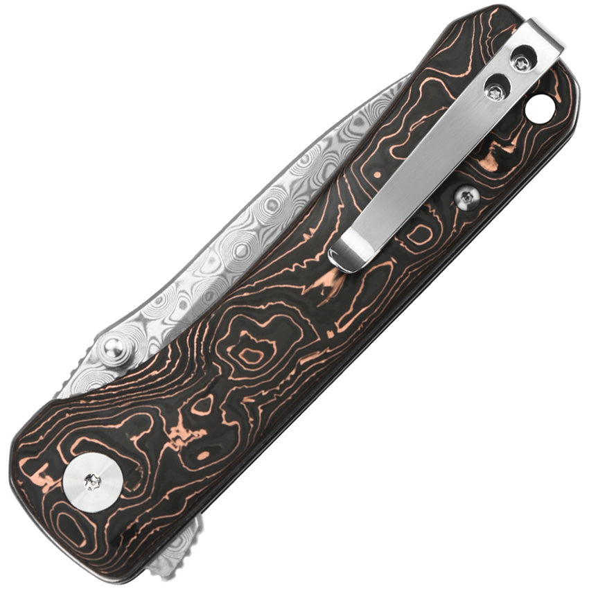 QS131S QSP Hawk Linerlock Copper Foil CF
