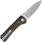 QS131S QSP Hawk Linerlock Copper Foil CF