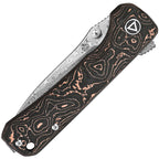 QS131S QSP Hawk Linerlock Copper Foil CF