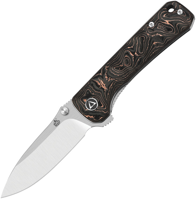 QS131T QSP Hawk Linerlock Copper Foil CF